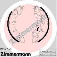 10990.156.9 ZIMMERMANN Комплект гальмівних колодок
