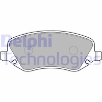 LP1795 DELPHI Комплект гальмівних колодок дисковий гальм