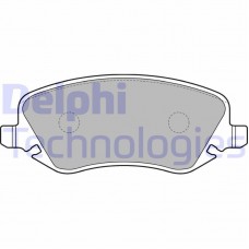 LP1795 DELPHI Комплект гальмівних колодок дисковий гальм