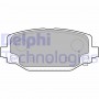 LP2499 DELPHI Комплект гальмівних колодок дисковий гальм