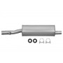 FS45025 Faurecia Середній глушник вихлопних газів