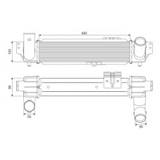 818382 VALEO Интеркулер