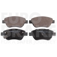 5502223649 EUROBRAKE Комплект гальмівних колодок дисковий гальм