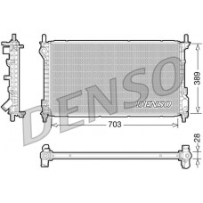 DRM10109 DENSO Радіатор охолодження двигуна