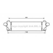 IV4129 AVA QUALITY COOLING Интеркулер