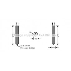 DND267 AVA QUALITY COOLING Осушувач кондиціонера