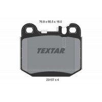 2315702 TEXTAR Комплект гальмівних колодок дисковий гальм