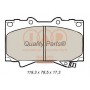 704-17052P IAP QUALITY PARTS Комплект гальмівних колодок дисковий гальм