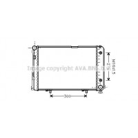 MS2110 AVA QUALITY COOLING Радіатор охолодження двигуна