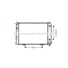MS2110 AVA QUALITY COOLING Радіатор охолодження двигуна
