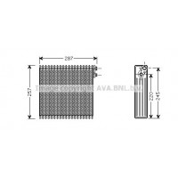 TOV294 AVA QUALITY COOLING Випарник кондиціонера