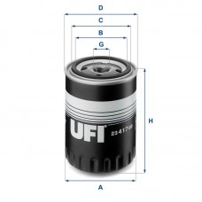 23.417.00 UFI Масляний фільтр
