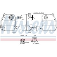 996336 NISSENS Компенсаційний бак охолоджувальна рідина