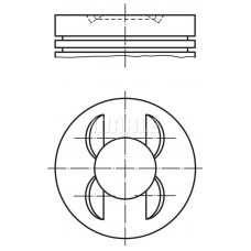 028 PI 00153 000 MAHLE Поршень