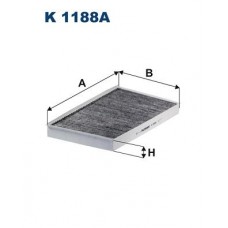 Фільтр повітря у внутрішньому просторі FILTRON K 1188A