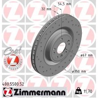 400.5500.52 ZIMMERMANN Гальмівний диск