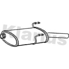 210579 KLARIUS Глушник вихлопних газів кінцевий