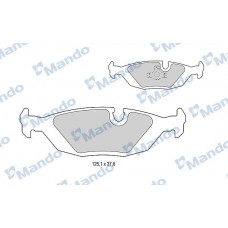 MBF015396 MANDO Комплект гальмівних колодок дисковий гальм