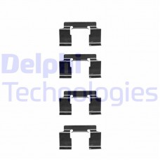 LX0337 DELPHI Комплектуючі колодки дискового гальма