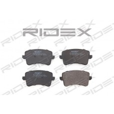 402B0289 RIDEX Комплект гальмівних колодок дисковий гальм