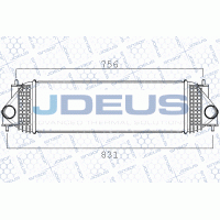 842M18A JDEUS Интеркулер