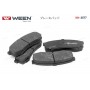 151-2577 WEEN Комплект гальмівних колодок дисковий гальм