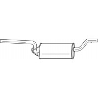 26406 SIGAM Середній глушник вихлопних газів