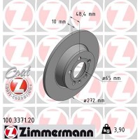 100.3371.20 ZIMMERMANN Гальмівний диск