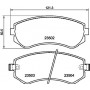 8DB 355 017-201 HELLA Комплект гальмівних колодок дисковий гальм