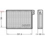 DEV09013 DENSO Випарник кондиціонера