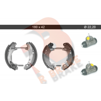 79RBKT0065 R BRAKE Комплект гальмівних колодок