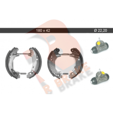 79RBKT0065 R BRAKE Комплект гальмівних колодок