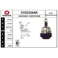 CV22354AK EAI Шарнирный комплект, Привідний вал