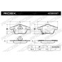 402B0087 RIDEX КомплеК т гальмівних колодок, дискове гальмо