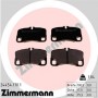 24454.170.1 ZIMMERMANN Комплект гальмівних колодок дисковий гальм
