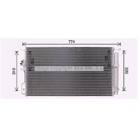KA5301D AVA QUALITY COOLING Конденсатор кондиціонера