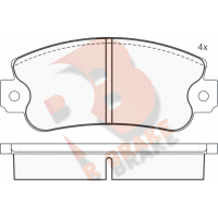RB0474 R BRAKE Комплект гальмівних колодок дисковий гальм