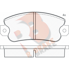 RB0474 R BRAKE Комплект гальмівних колодок дисковий гальм