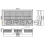FA1021 BREMSI Повітряний фільтр