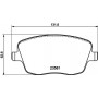 8DB 355 018-801 HELLA PAGID Комплект гальмівних колодок дисковий гальм