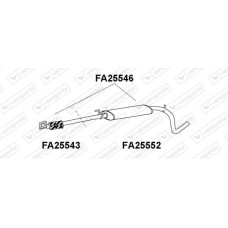 FA25546 VENEPORTE Предглушник вихлопних газів