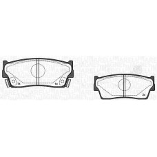 363916060799 MAGNETI MARELLI Комплект гальмівних колодок дисковий гальм