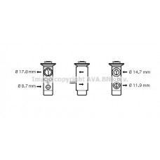 BW1089 AVA QUALITY COOLING Розширювальний клапан кондиціонера