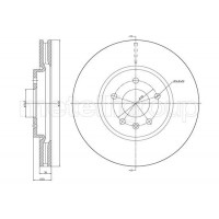 23-1436C METELLI Гальмівний диск