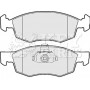 KBP1886 KEY PARTS Комплект гальмівних колодок дисковий гальм