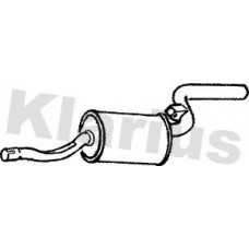 220095 KLARIUS Глушник вихлопних газів кінцевий