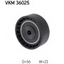 VKM 36025 SKF Паразитный / ведущий ролик, Поліклиновий ремінь