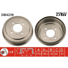 DB4239 TRW Гальмівний барабан