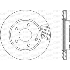 BDR1700.20 OPEN PARTS Гальмівний диск