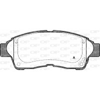 BPA0402.02 OPEN PARTS Комплект гальмівних колодок дисковий гальм